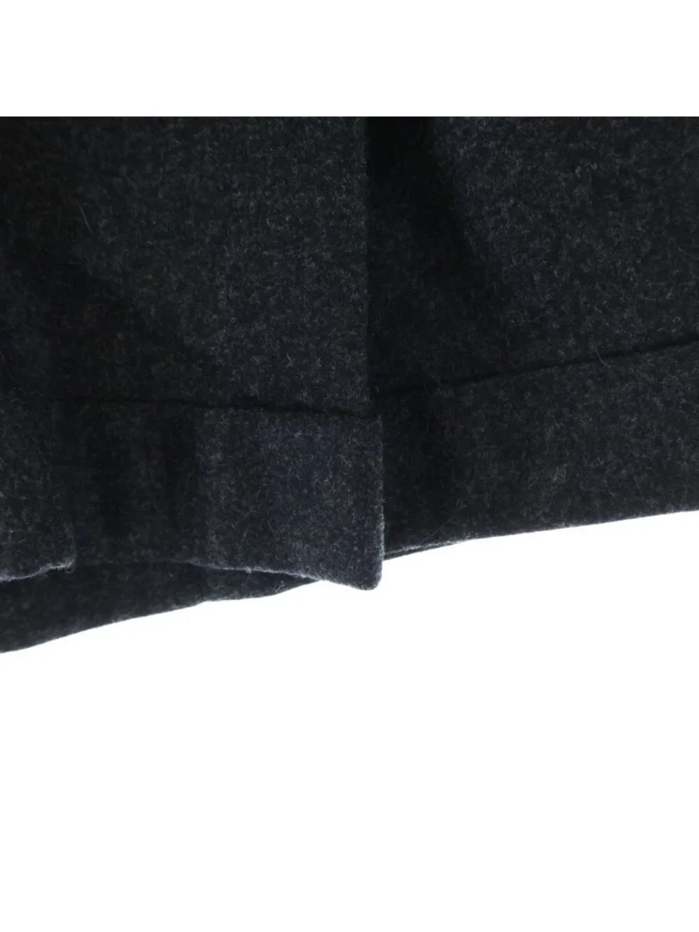 Celine Flannel Triple Pleated Shorts Gray